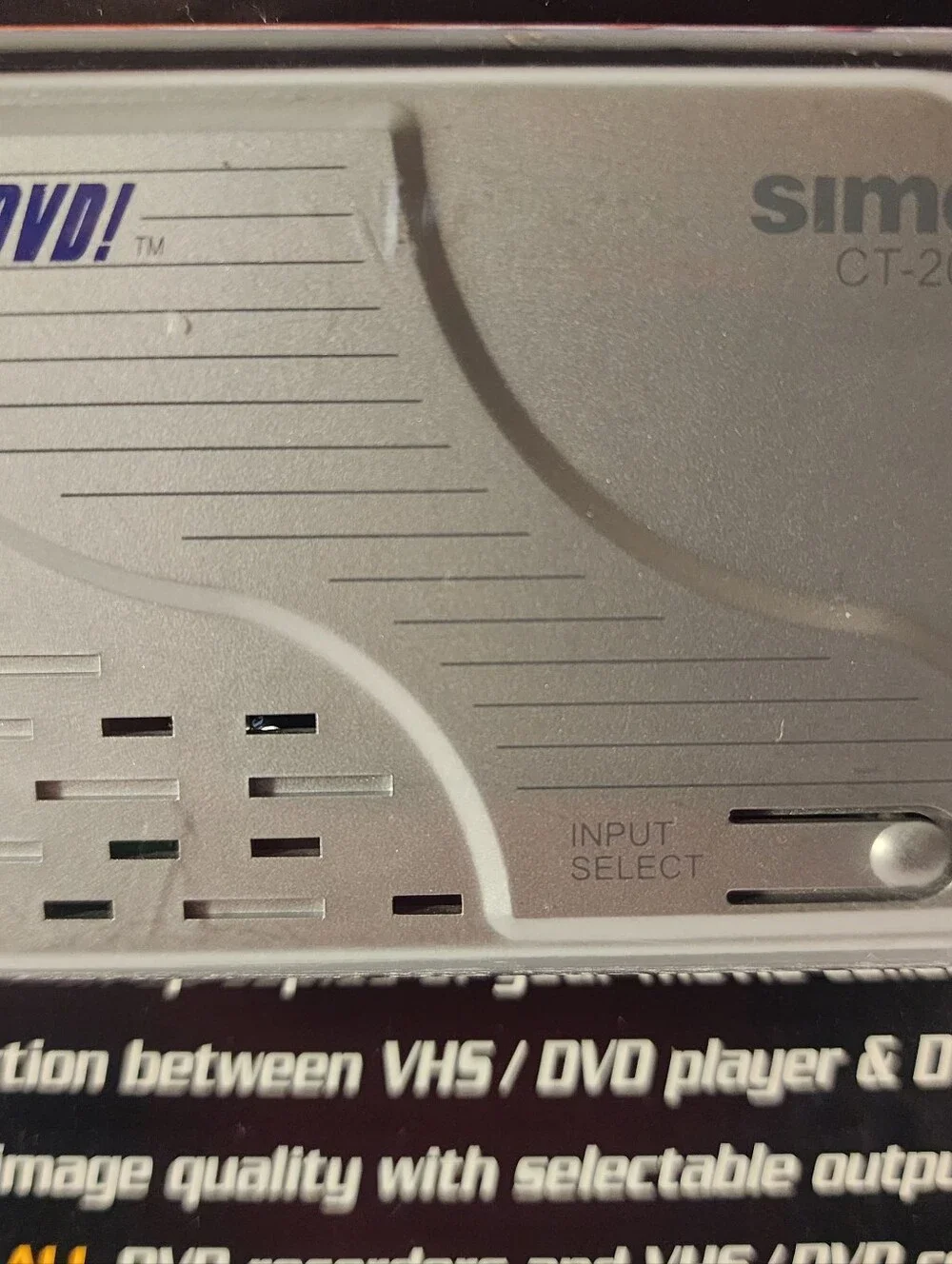 Go DVD Back up Your Movie Collection, Allows One Touch DVD Recording CT-200 NEW